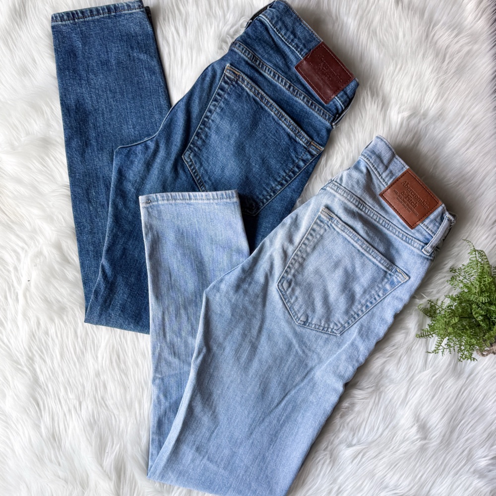 Men's Abercrombie & Fitch Felix 28x30 Super Skinny Stretch Light/Medium Jeans